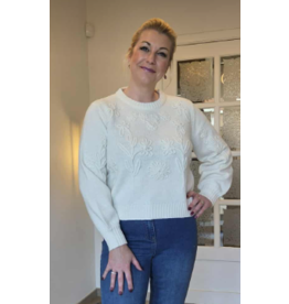 C'est Beau la Vie! 66CB2PU501-PULL-ECRU
