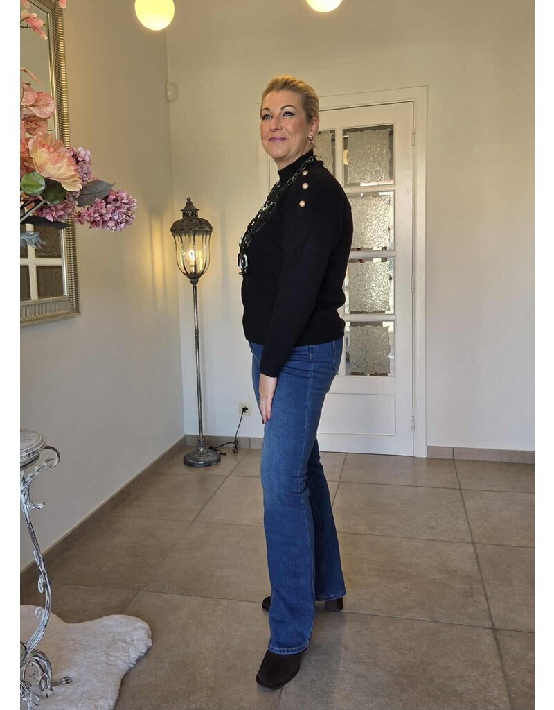 C'est Beau la Vie! 66CB2PU603-PULL-NOIR