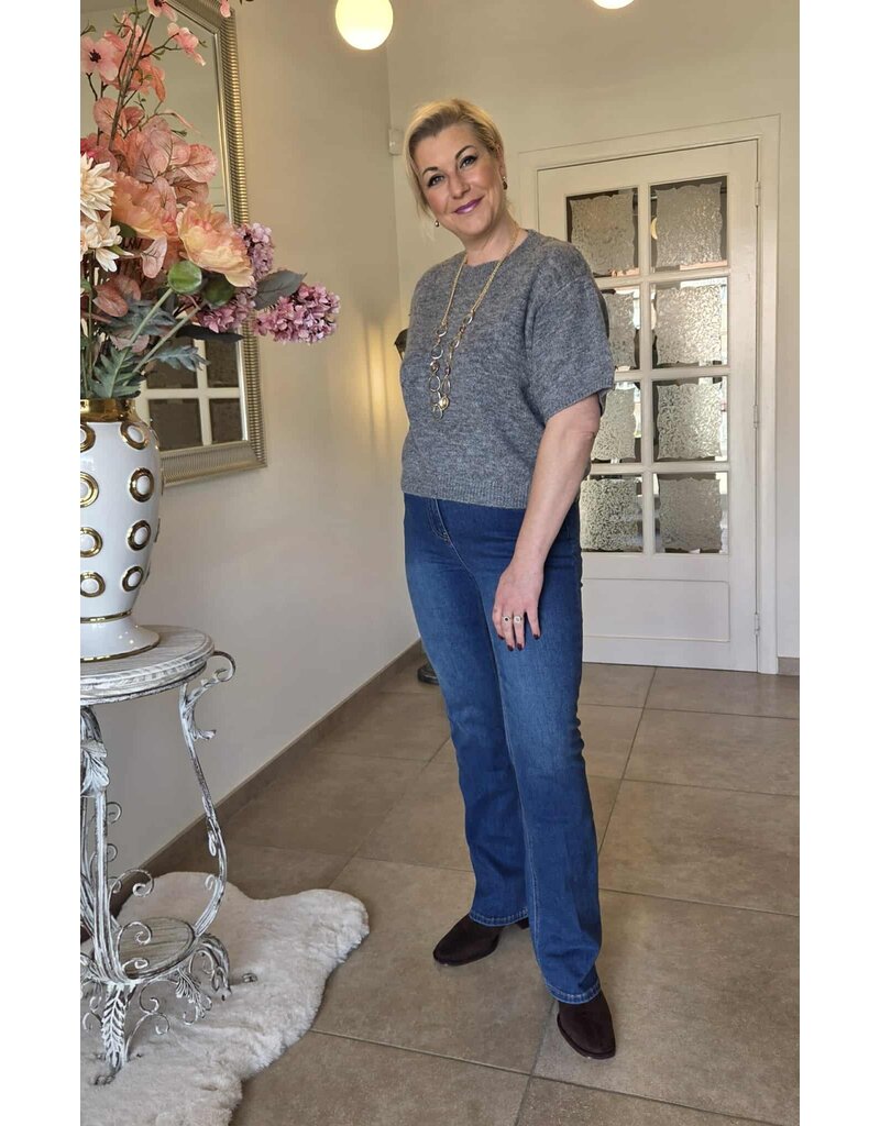 C'est Beau la Vie! 66CB2PU105-PULL-GRIS FONCE