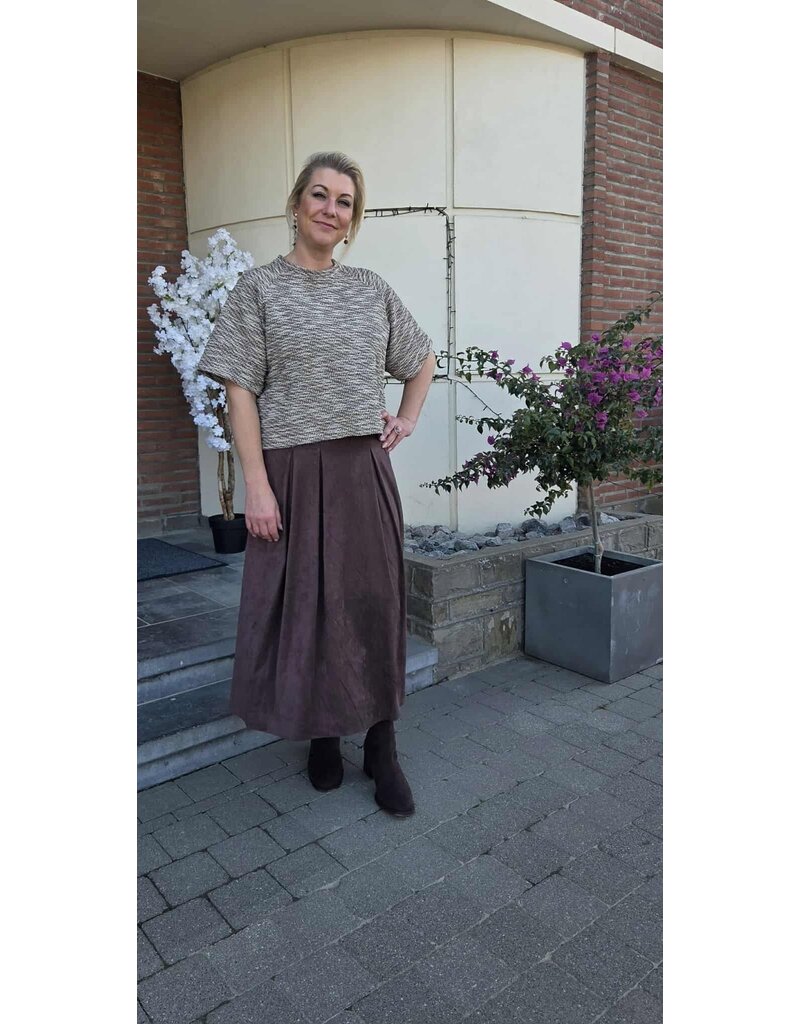 Bellita SAREN-SKIRT-CHOCO