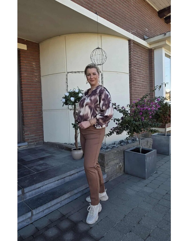 AMAGIA DAPHNE-T-SHIRT-CHOCO