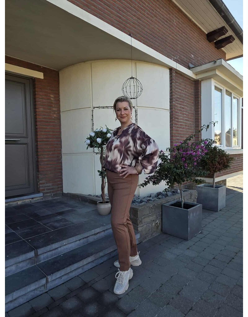 AMAGIA DAPHNE-T-SHIRT-CHOCO