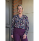 Julie Guerlande 66JG2CH601-BLOUSE-IMPRIME NOIR