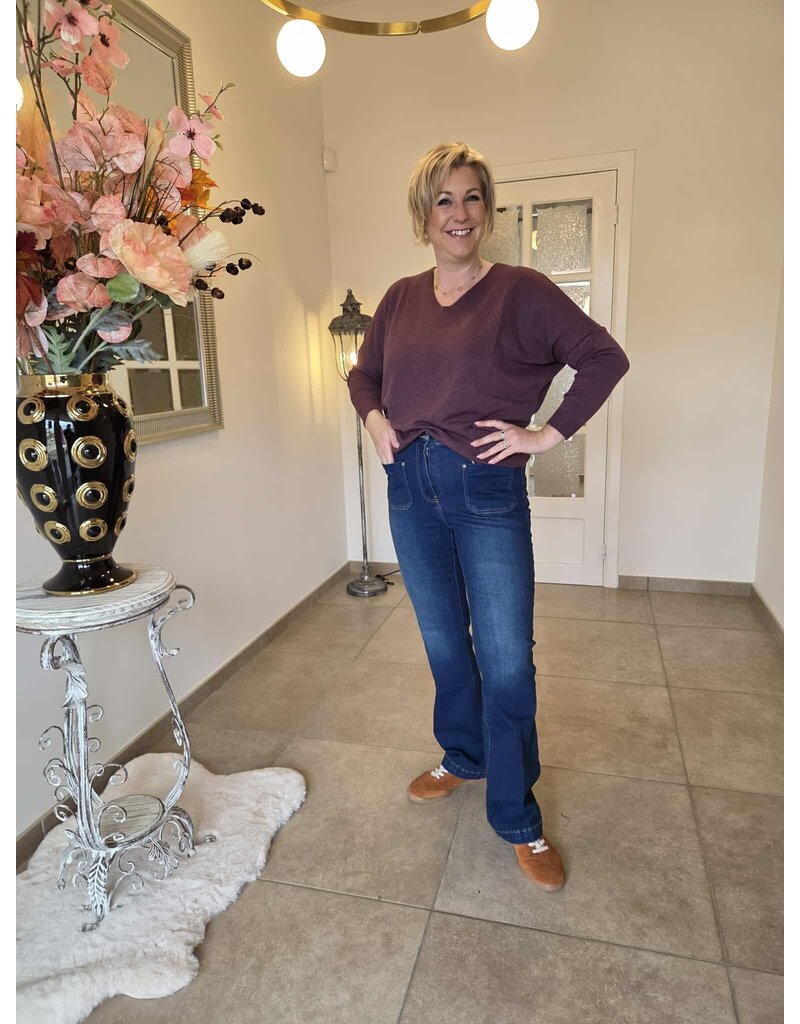 Bellita KANZA-PULL-BURGUNDY