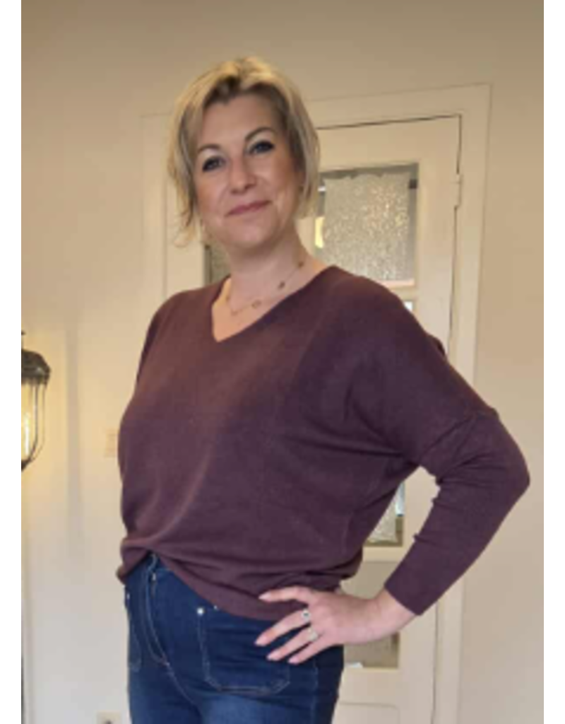 Bellita KANZA-PULL-BURGUNDY