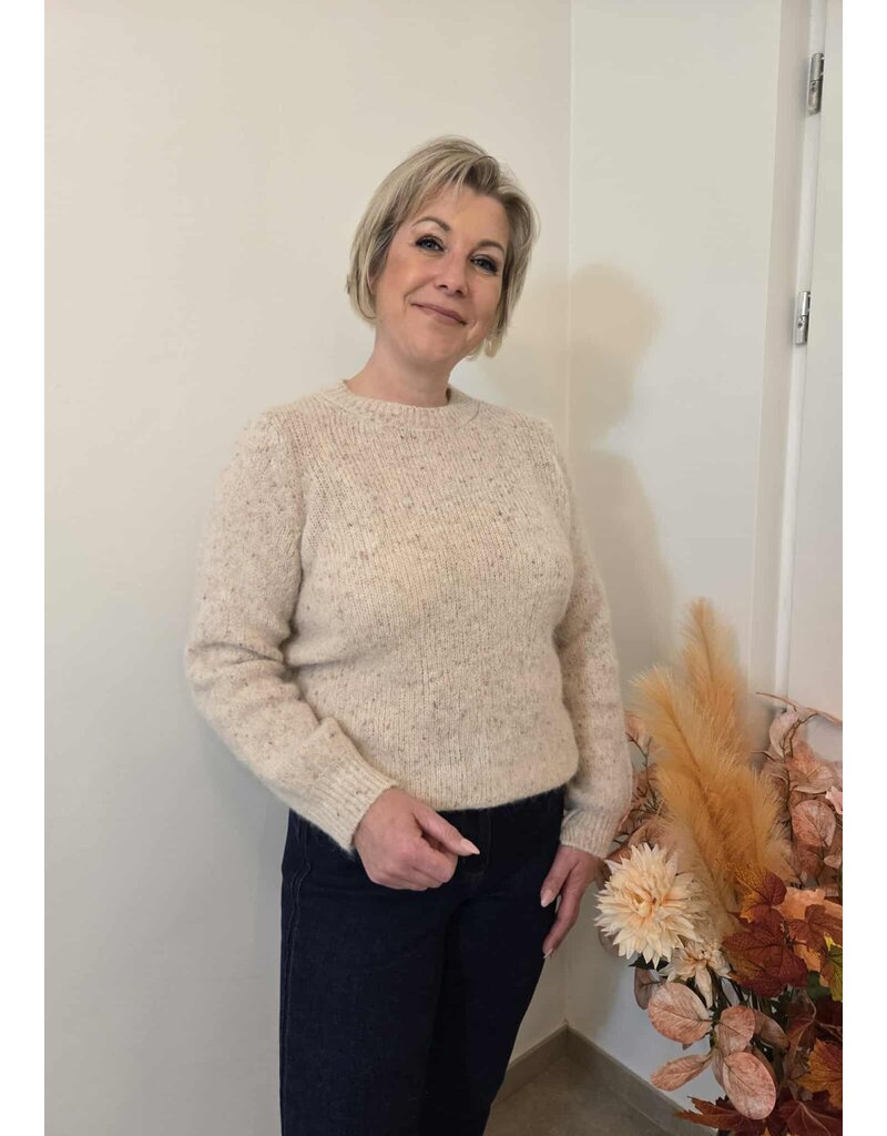 Julie Guerlande 66JG2PU501-PULL-BEIGE/ROSE