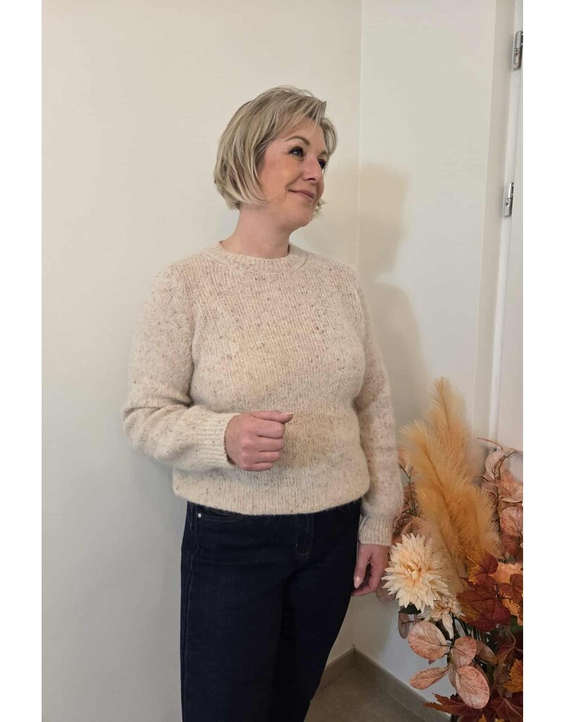 Julie Guerlande 66JG2PU501-PULL-BEIGE/ROSE