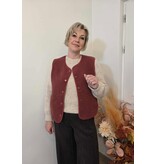 C'est Beau la Vie! 66CB2GI804-GILET-BORDEAUX