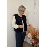 C'est Beau la Vie! 64CB2VE200-GILET-NOIR