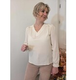 Julie Guerlande 66JG3CH401-BLOUSE-ECRU