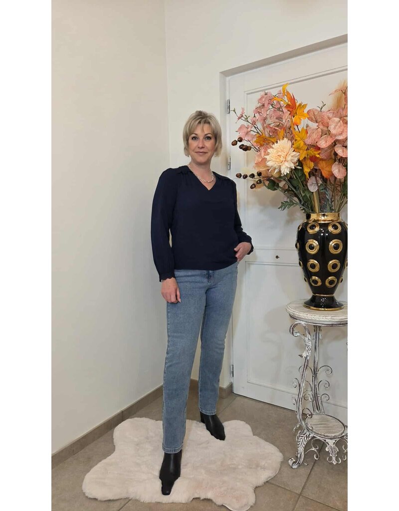 Julie Guerlande 66JG2CH401-BLOUSE-MARINE