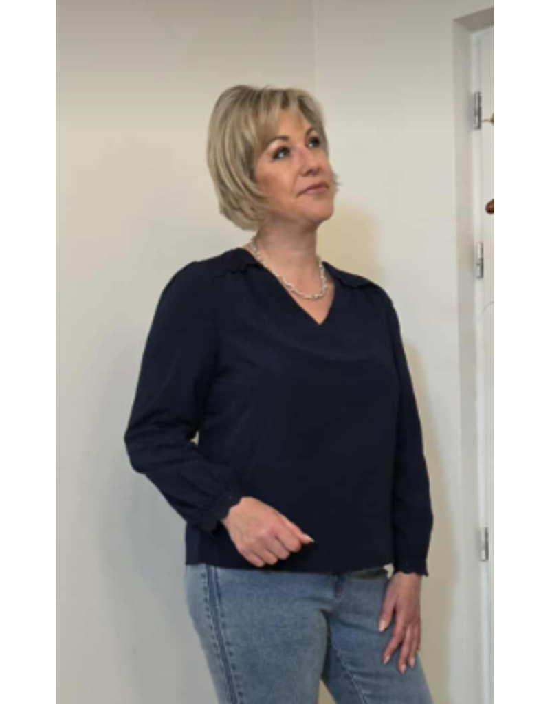 Julie Guerlande 66JG2CH401-BLOUSE-MARINE