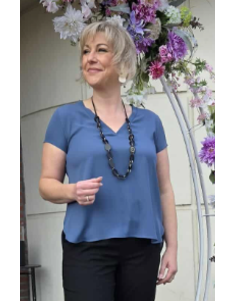 ARTIGLI ACBL003143-BLUSA SCOLLO-POLVERE