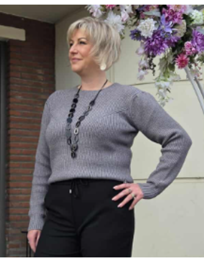 ARTIGLI ACMA002840-MAGLIA COSTINE-GRIGIO LUREX