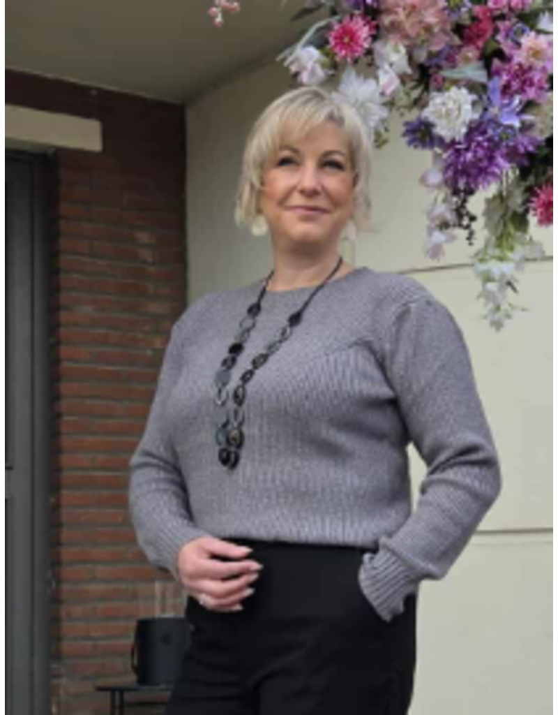 ARTIGLI ACMA002840-MAGLIA COSTINE-GRIGIO LUREX