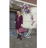 Green Ice TOGA-DRESS-AUBERGINE