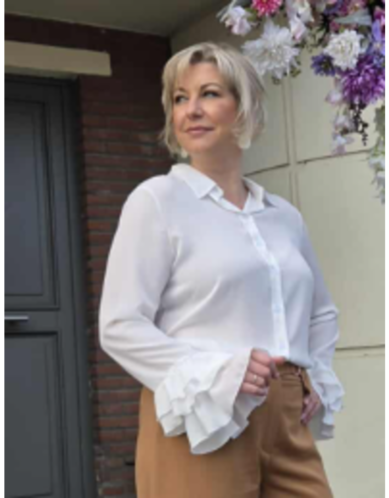 ARTIGLI ACCA00364-CAMICIA ROUCHES-PANNA