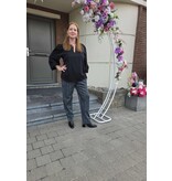 Mondieux Madame MM-BROEK-BLAUW GLITTER