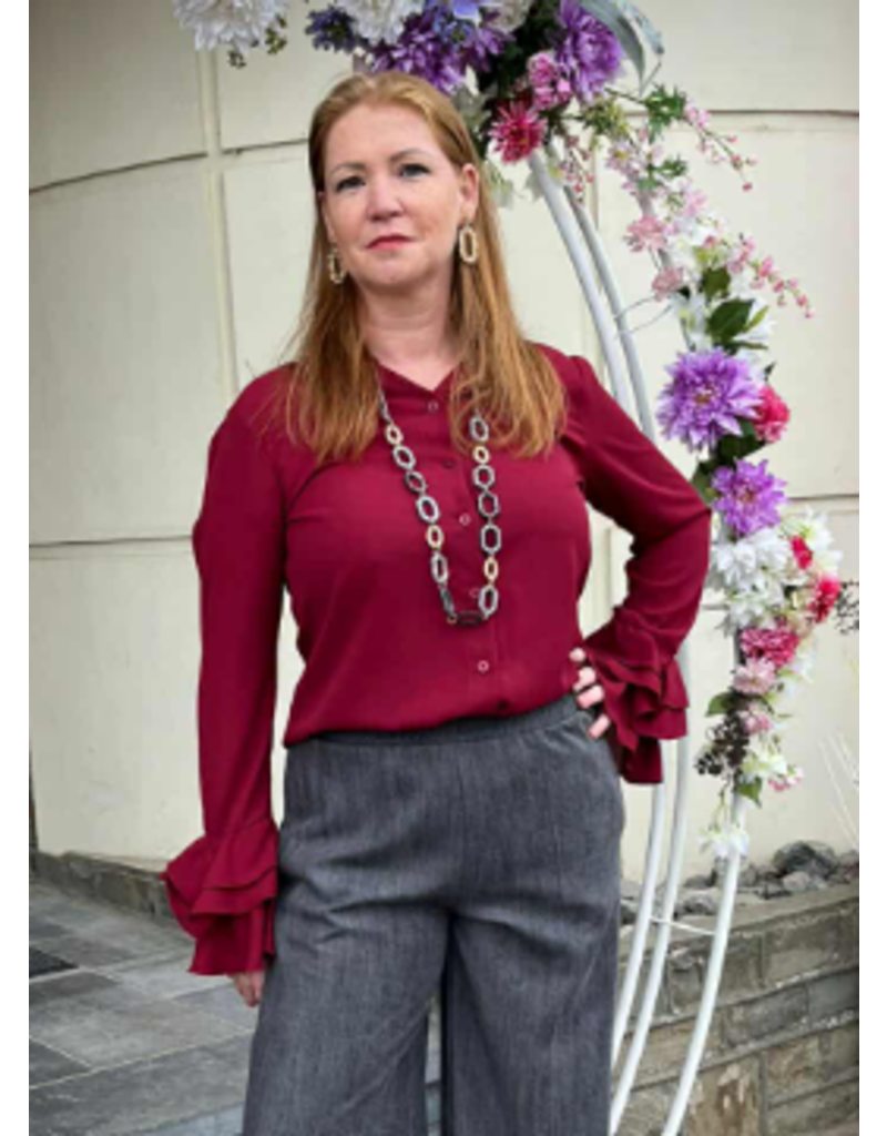 ARTIGLI ACCA003364-CAMICIA ROUCHES-BORDEAUX