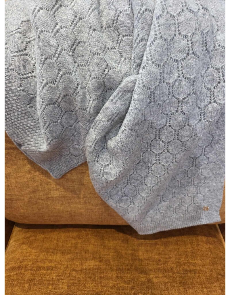 Les Cordes LCPONCHO3 PONCHO LICHTGRIJS