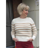 C'est Beau la Vie! 66CB2PU101-PULL-ECRU/GOLD