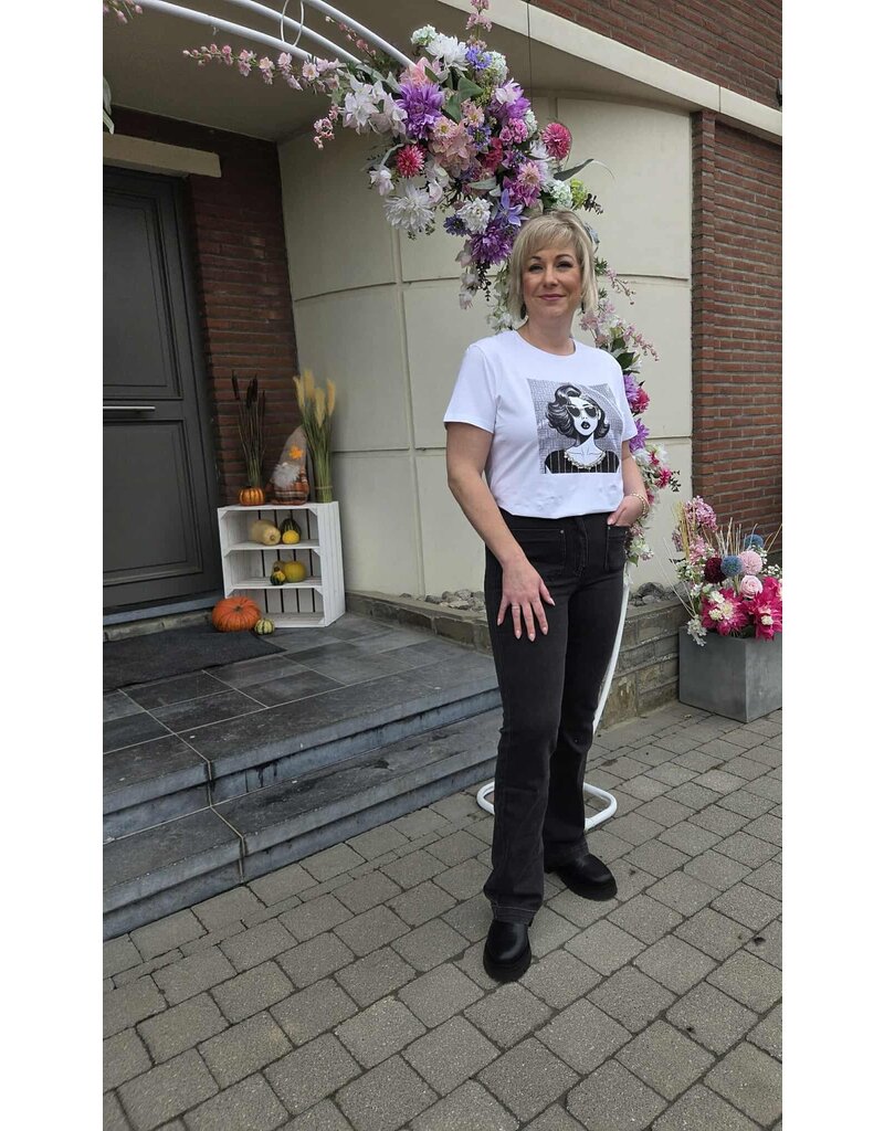 ARTIGLI ACTS003264-T-SHIRT STAMPA-PANNA