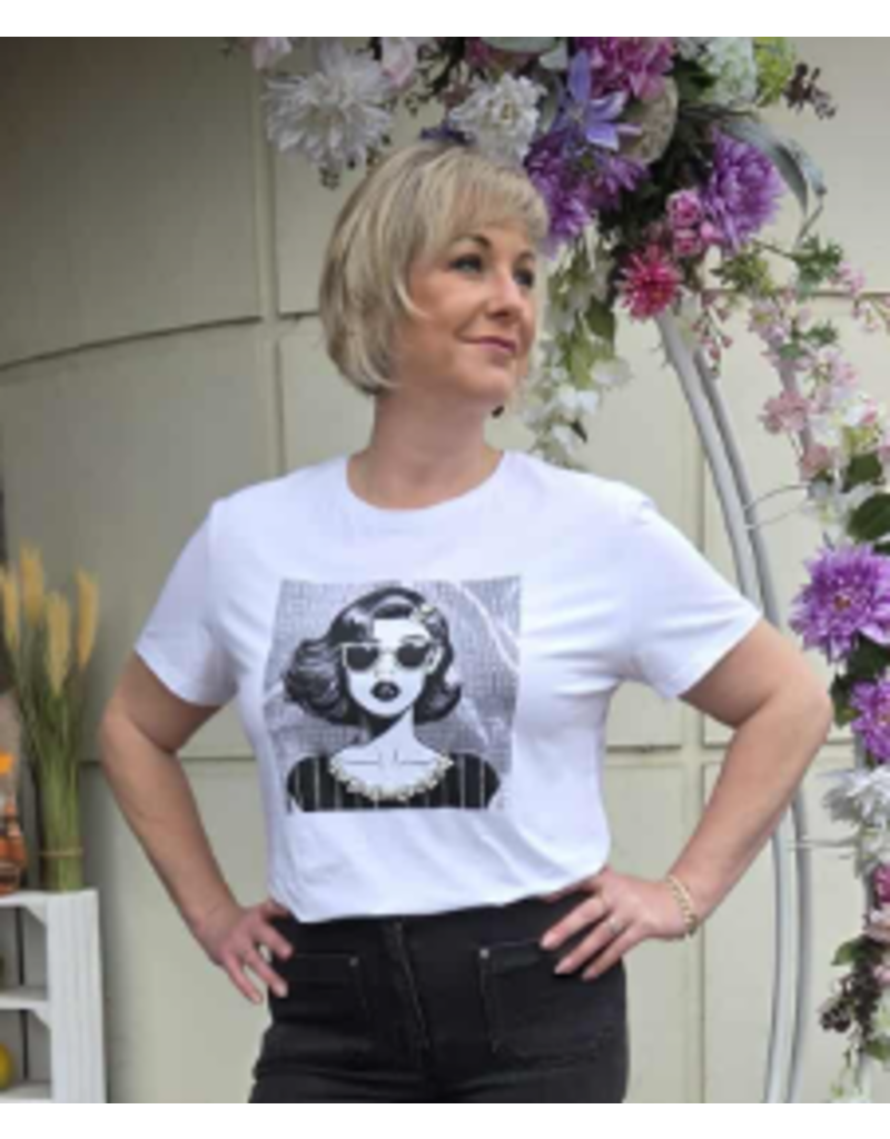 ARTIGLI ACTS003264-T-SHIRT STAMPA-PANNA