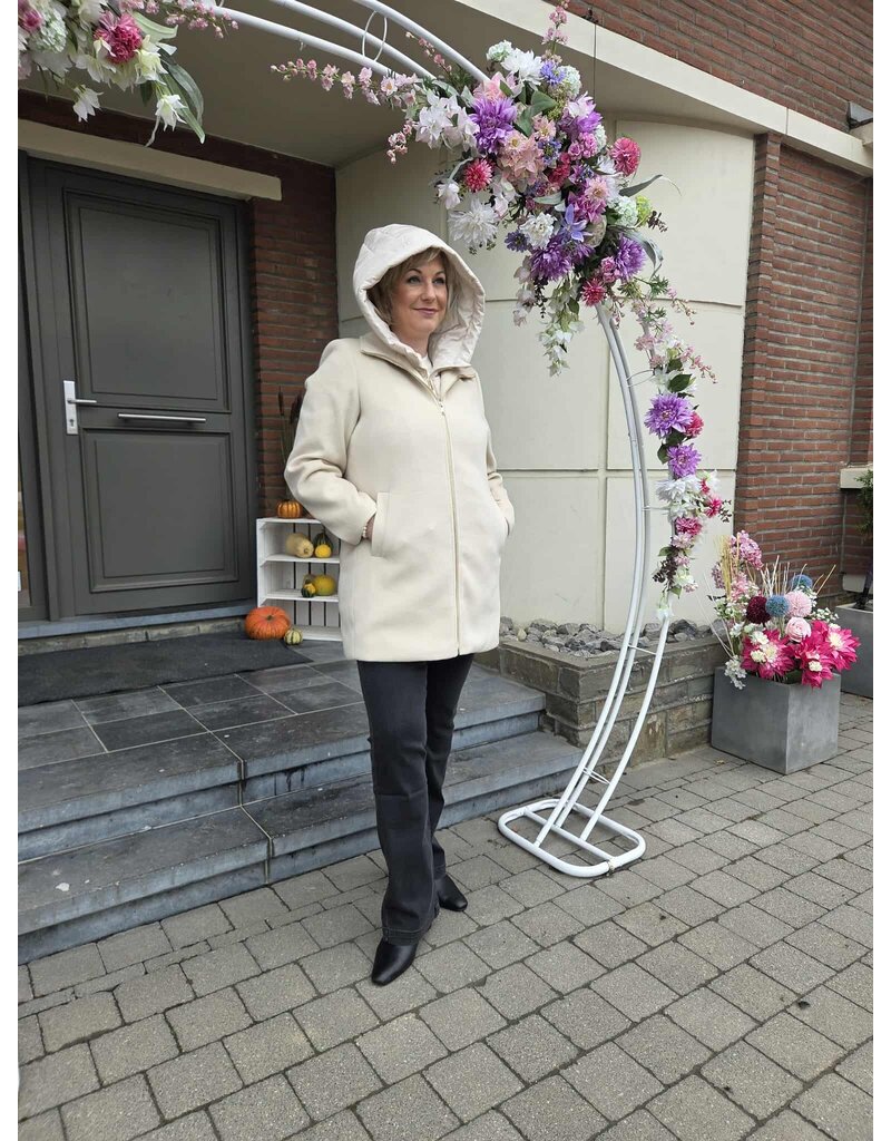 ARTIGLI ACCP002935-CAPPOTTO TRAPUNTATO-AVORIO