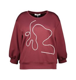 AMAGIA ELISA-SWEATER-BORDEAUX