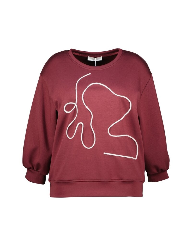 AMAGIA ELISA-SWEATER-BORDEAUX