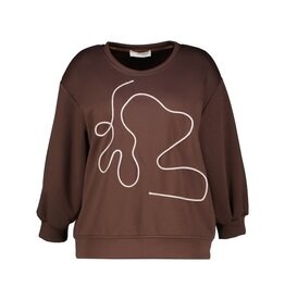 AMAGIA ELISA-SWEATER-CHOCO