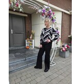 Toxik H2662-JEANS GROTE ZAKKEN-ZWART