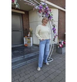 Toxik L21430-JEANS STRASS-BLAUW