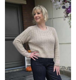 YES-ZEE 01M082-MAGLIA GIROCOLLO RELAXED-BEIGE