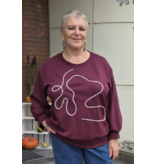 AMAGIA ELISA-SWEATER-BORDEAUX
