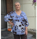 AMAGIA GIADA-BLOUSE-LICHT BLAUW