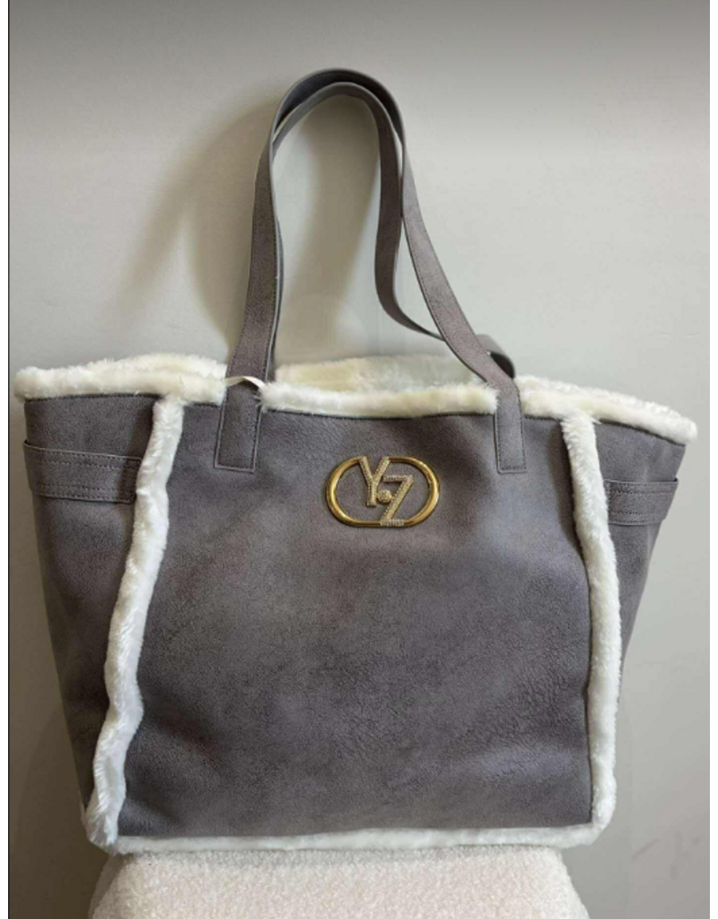YES-ZEE 01W009-BORSA SHOPPER-GRIGIO