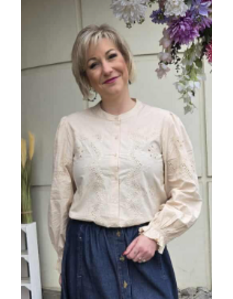Julie Guerlande 66JG2CH206-HEMD-BEIGE