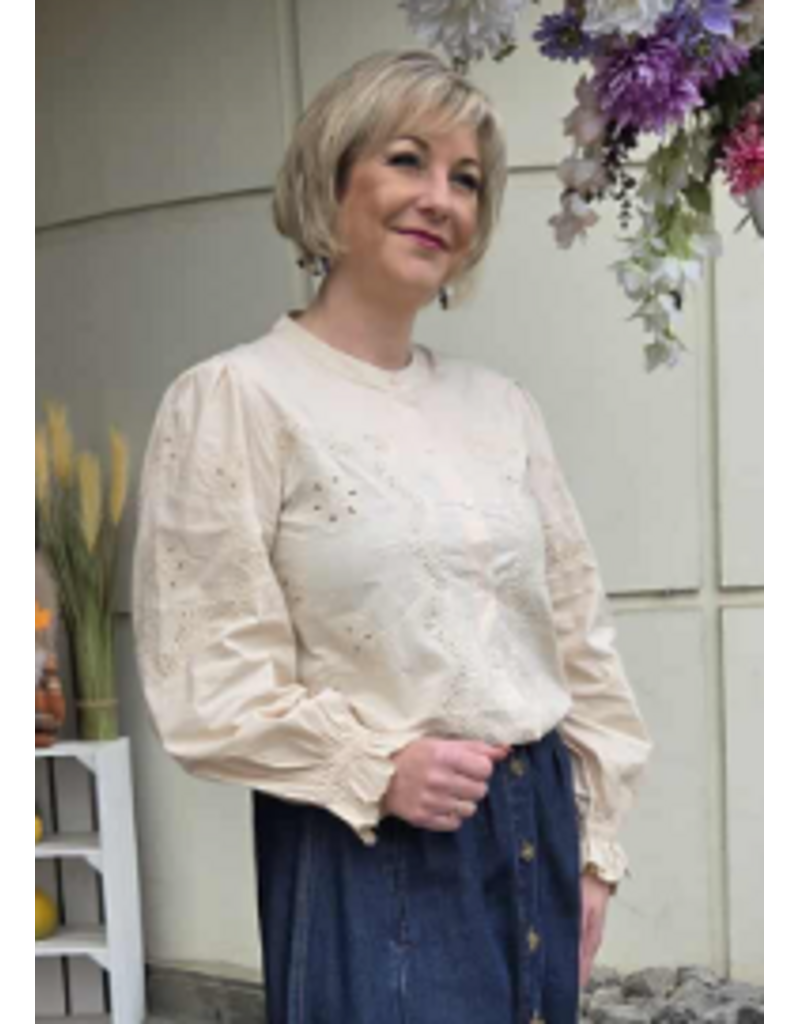 Julie Guerlande 66JG2CH206-HEMD-BEIGE
