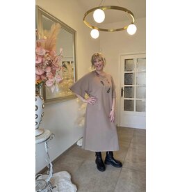 C'MELODIE 6646-SHIRTJURK-TAUPE