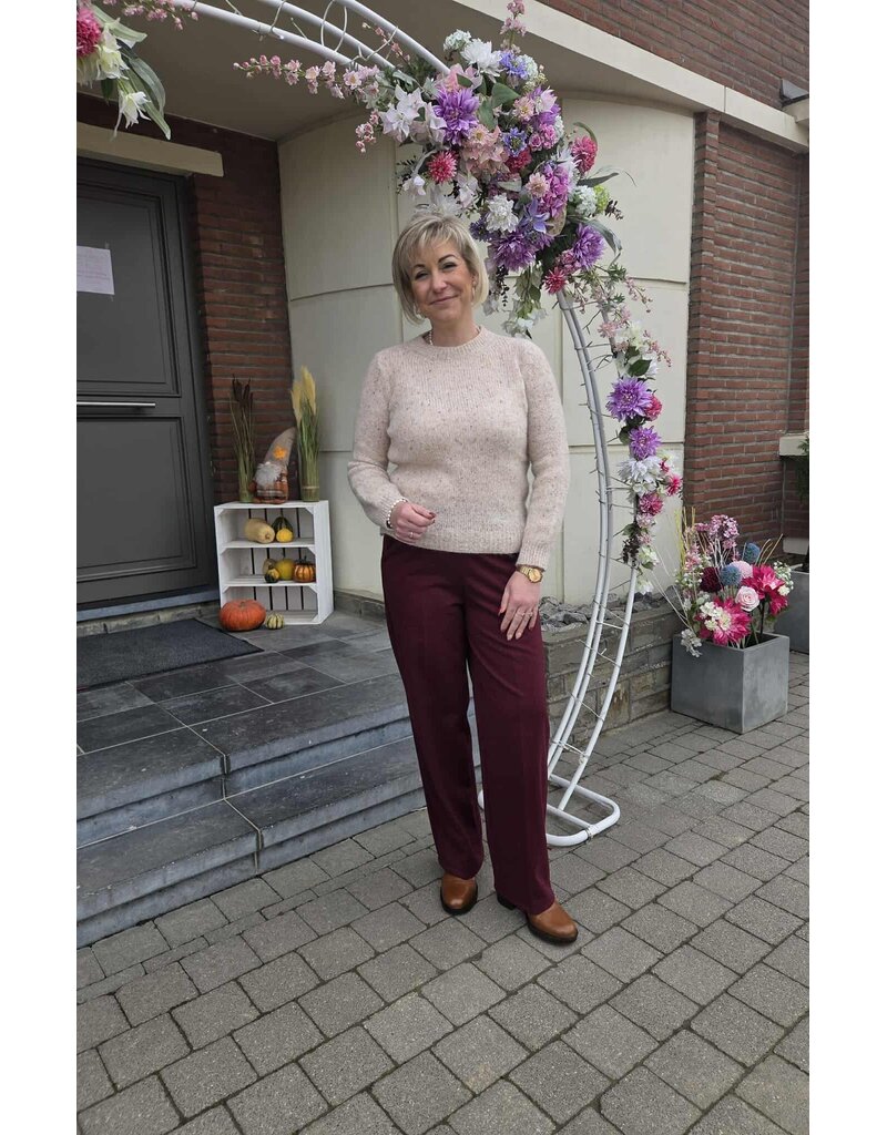 L&A BROEK-BURGUNDY
