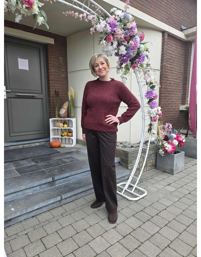 L&A BROEK-CHOCOLADE