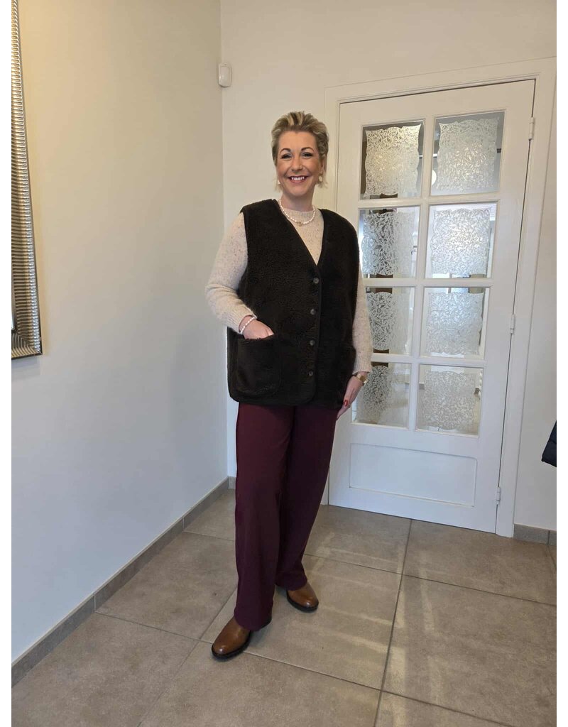 AMAGIA MIRIAM-GILET-CHOCO