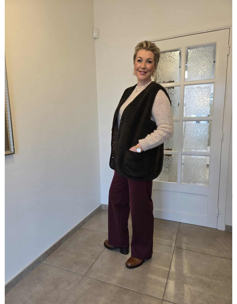 AMAGIA MIRIAM-GILET-CHOCO