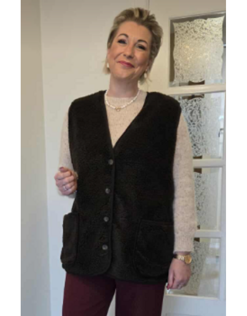 AMAGIA MIRIAM-GILET-CHOCO