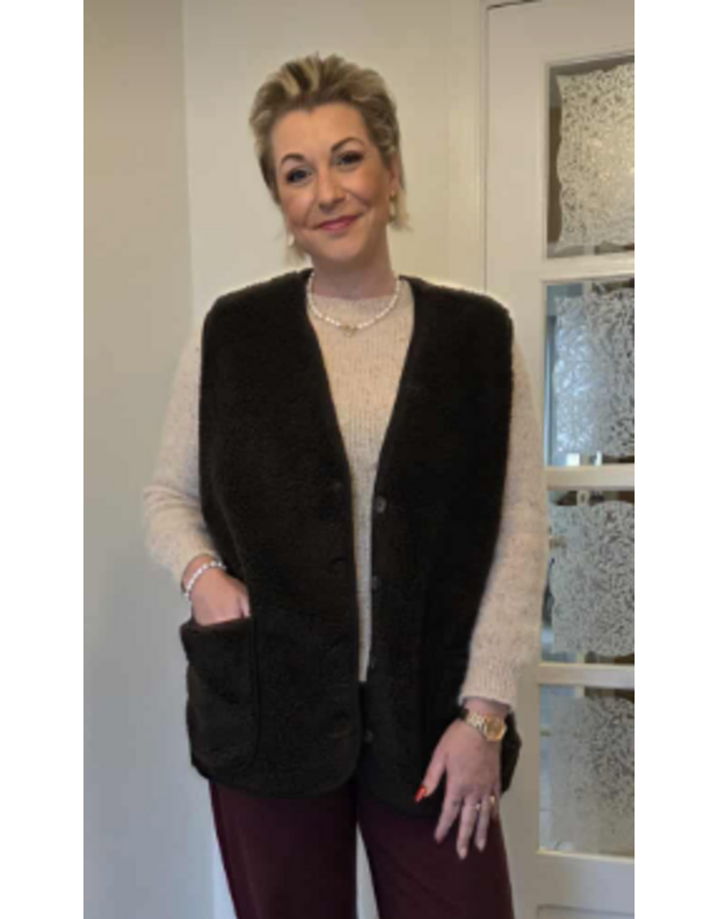 AMAGIA MIRIAM-GILET-CHOCO