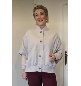 AMAGIA MARGHERITA-VEST-TAUPE