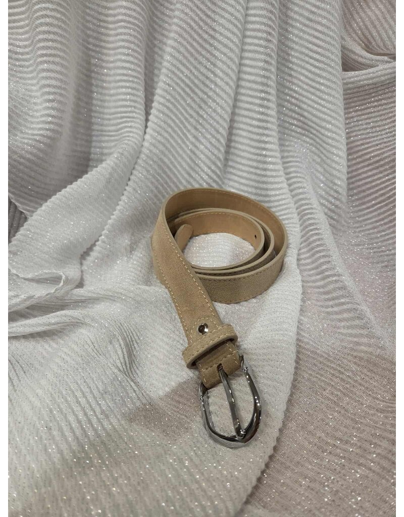 NESHIKA RIEM BEIGE SUEDE