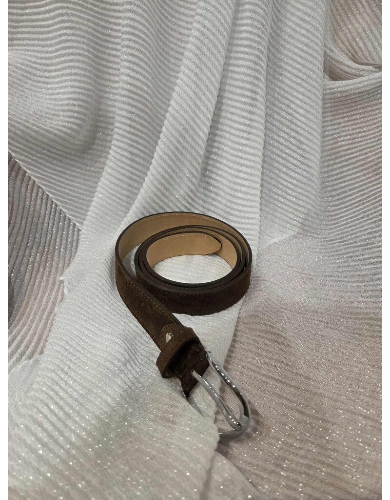 NESHIKA RIEM CHOCOLADE BRUIN SUEDE