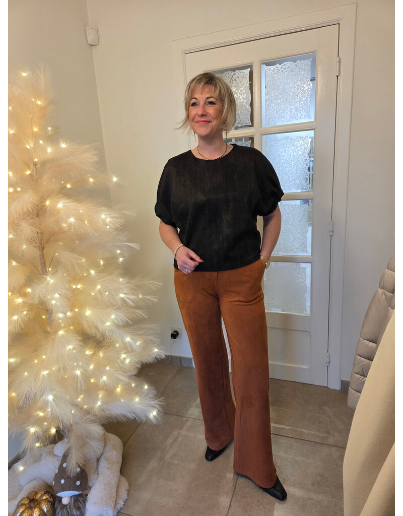 JUST WOMAN BY MATTEO CRACOVIE B503 BLOUSE OLIVE